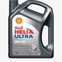 Масло моторное синтетическое "Shell Helix Ultra 0W-40" 4л